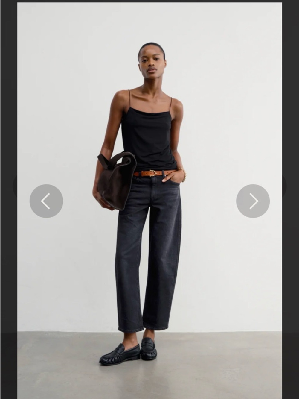 AYR JEANS | “The Knockout” | $225 NEW | Black Barrel Leg Jeans | “Film Noir”